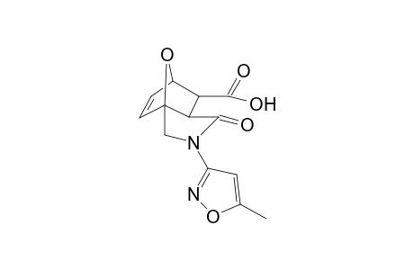 Tricyclo[5.2.1.0(1,5)]dec-8-ene-6-carboxylic acid, 3-(5-methylisoxazol-3-yl)-4-oxo-10-oxa-3-aza-