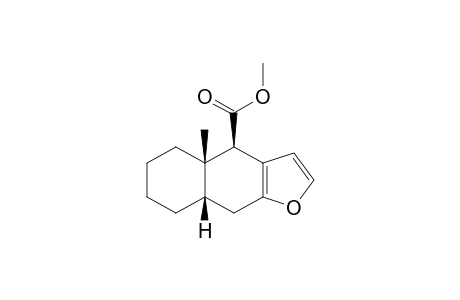 METHYL-(4SR,4ARS,8ARS)-4A-METHYL-4,4A,5,6,7,8,8A,9-OCTAHYDRONAPHTHO-[2,3-B]-FURAN-4-CARBOXYLATE