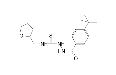 2-(4-tert-butylbenzoyl)-N-(tetrahydro-2-furanylmethyl)hydrazinecarbothioamide