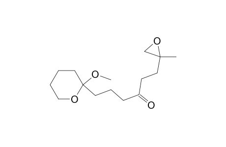 3-Hexanone, 1-(2-methyloxiranyl)-6-(tetrahydro-2-methoxy-2H-pyran-2-yl)-