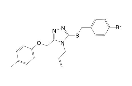 4-allyl-3-[(4-bromobenzyl)sulfanyl]-5-[(4-methylphenoxy)methyl]-4H-1,2,4-triazole