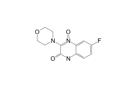 6-Fluoro-3-morpholin-4-ylquinoxalin-2(1H)-one 4-Oxide