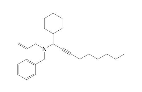 N-Allyl-N-benzyl-1-cyclohexyl-2-nonyn-1-amine