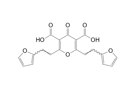 trans-2,6-bis[(2-furyl)vinyl]-4-oxo-4H-pyran-3,5-dicarboxylic acid