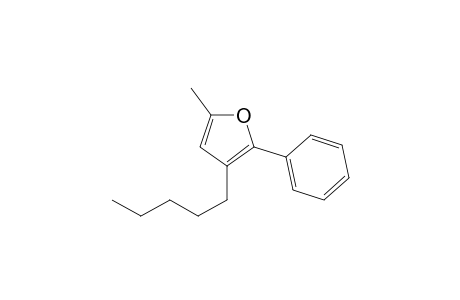 Furan, 5-methyl-3-pentyl-2-phenyl-