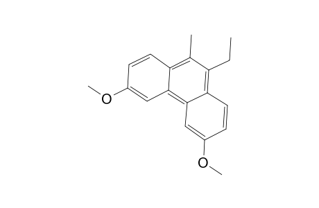 Phenanthrene, 9-ethyl-3,6-dimethoxy-10-methyl-