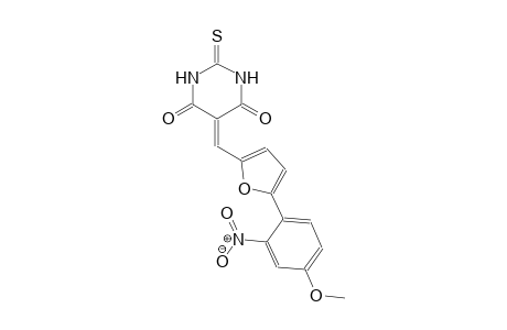 5-{[5-(4-methoxy-2-nitrophenyl)-2-furyl]methylene}-2-thioxodihydro-4,6(1H,5H)-pyrimidinedione