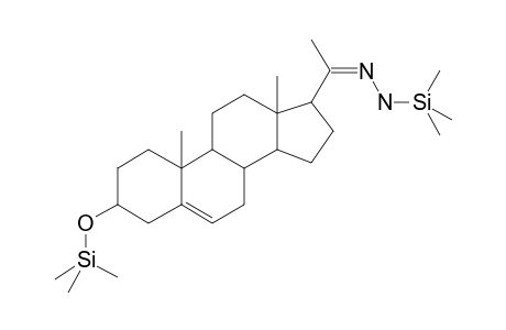 3-Hydroxypregn-5-en-20-one hydrazone, 2tms derivative