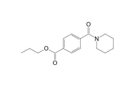 Terephthalic acid, piperidide, propyl ester