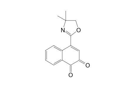 4-(4,4-Dimethyl-4,5-dihydroxazol-2-yl)-1,2-dihydro-1,2-naphthalendione