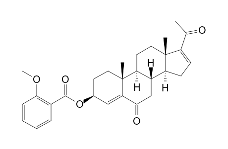 3-BETA-(ORTHO-METHOXYBENZOYLOXY)-PREGNA-4,16-DIENE-6,20-DIONE