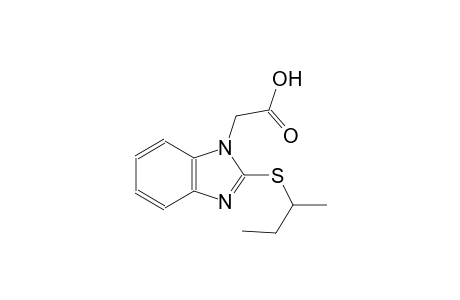 1H-benzimidazole-1-acetic acid, 2-[(1-methylpropyl)thio]-