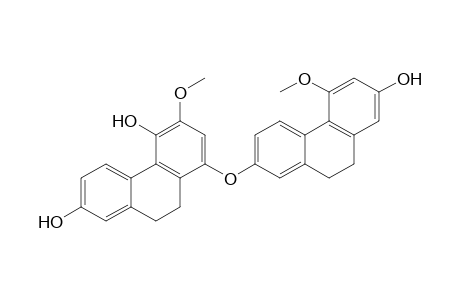 9,10-Dihydro-8-[(9',10'-dihydro-7'-hydroxy-5'-methoxyphenantheren-2'-yl)oxy]-6-methoxyphenanthrene-2,5-diol