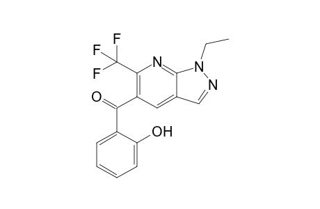 1-Ethyl-5-salicyloyl-6-(trifluoromethyl)-1H-pyrazolo[3,4-b]pyridine