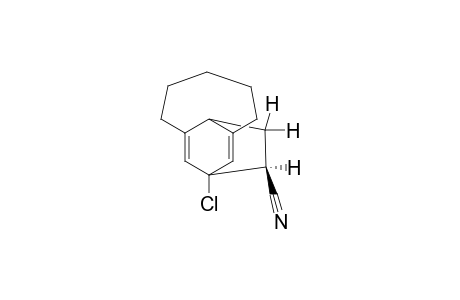 10-Chloro-11(12)-cyanotricyclo[7.3.1.0(3,10)]trideca-2,9(13)-diene