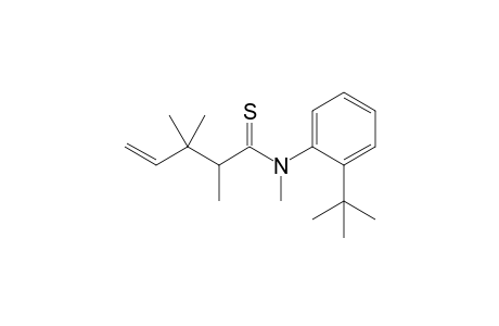 (E)-N-(2-tert-Butylphenyl)-N-methyl-2-methyl-3,3-dimethylpent-4-enethioamide