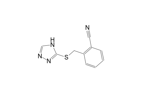2-[(4H-1,2,4-triazol-3-ylsulfanyl)methyl]benzonitrile