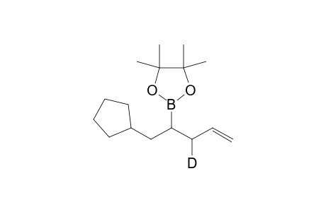 2-(1-cyclopentyl-3-deuterio-pent-4-en-2-yl)-4,4,5,5-tetramethyl-1,3,2-dioxaborolane