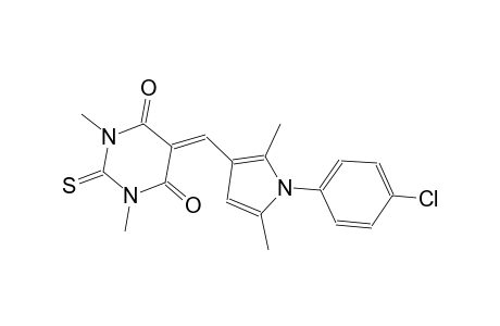 5-{[1-(4-chlorophenyl)-2,5-dimethyl-1H-pyrrol-3-yl]methylene}-1,3-dimethyl-2-thioxodihydro-4,6(1H,5H)-pyrimidinedione