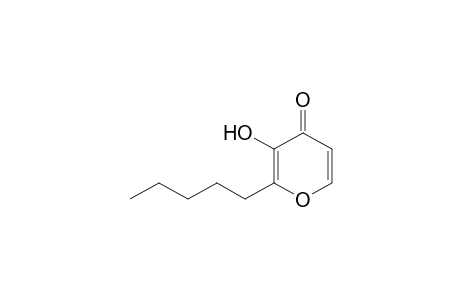 2-Amyl-3-hydroxy-pyran-4-one