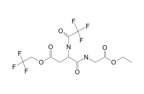 o-tfe-N-tfa-Aspartylglycine ethyl ester