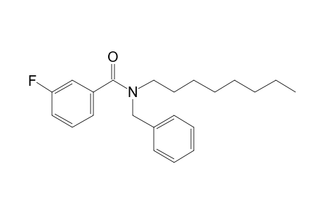 Benzamide, 3-fluoro-N-benzyl-N-octyl-