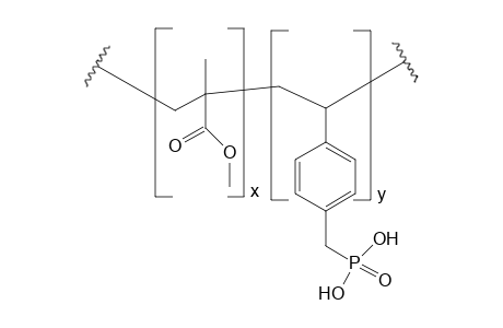 Copolymer methylmethacrylate-stat-styphos acid