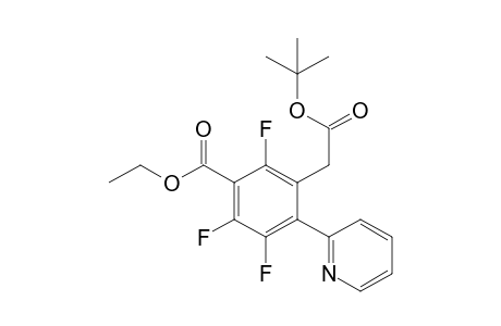 Ethyl 3-(2-tert-butoxy-2-oxoethyl)-2,5,6-trifluoro-4-(pyridin-2-yl)benzoate