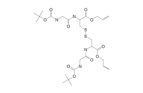 N,N-BIS-(TERT.-BUTYLOXYCARBONYL-GLYCYL)-L-CYSTINE-BIS-ALLYLESTER;(BOC-GLY-CYS-OALL)2