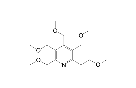 2-(2-Methoxyethyl)-3,4,5,6-(tetramethoxymethyl)pyridine