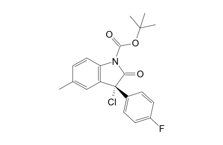 (R)-tert-Butyl 3-chloro-3-(4-fluorophenyl)-5-methyl-2-oxoindoline-1-carboxylate