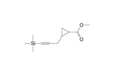 2-(3-trimethylsilylprop-2-ynyl)-1-cyclopropanecarboxylic acid methyl ester
