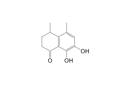 1(2H)-Naphthalenone, 3,4-dihydro-7,8-dihydroxy-4,5-dimethyl-, (.+-.)-