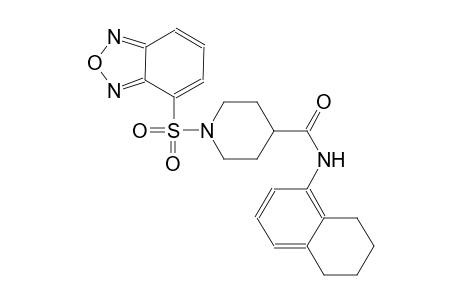 1-(2,1,3-benzoxadiazol-4-ylsulfonyl)-N-(5,6,7,8-tetrahydro-1-naphthalenyl)-4-piperidinecarboxamide