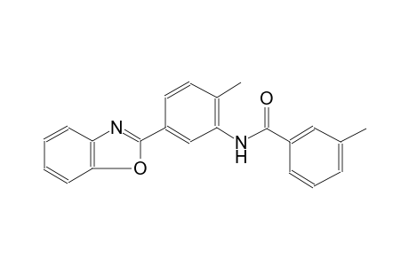 N-[5-(1,3-benzoxazol-2-yl)-2-methylphenyl]-3-methylbenzamide