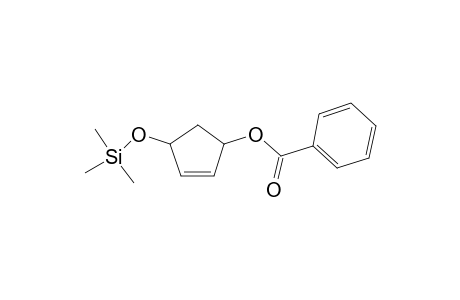 Benzoic acid 4-trimethylsilanyloxy-cyclopent-2-enyl ester