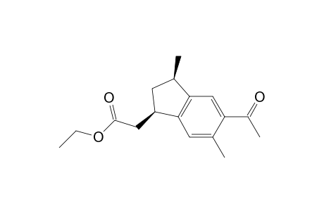 Ethyl cis-(5-Acetyl-3,6-dimethyl-1-indanyl)acetate