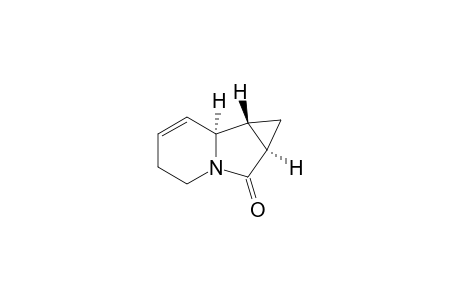 (1aR*,7aS*,7bR*)-(+-)-1,1a,4,5,7a,7b-Hexahydro-2H-cycloprop[a]indolizin-2-one