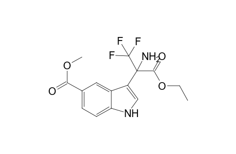 Methyl 3-(2-amino-3-ethoxy-1,1,1-trifluoro-3-oxopropan-2-yl)-1H-indole-5-carboxylate