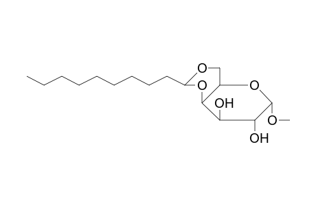 Methyl 4,6-O-decylidenehexopyranoside