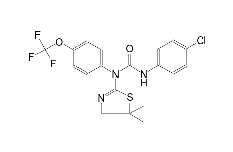urea, N'-(4-chlorophenyl)-N-(4,5-dihydro-5,5-dimethyl-2-thiazolyl)-N-[4-(trifluoromethoxy)phenyl]-