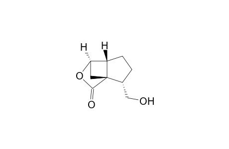 (1R*,2R*,4R*,5S*,6S*)-5-Hydroxymethyl-8-oxatricyclo[4.2.1.0(2,6)]nonan-7-one