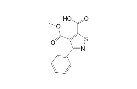 4,5-Isothiazoledicarboxylic acid, 3-phenyl-, 4-methyl ester