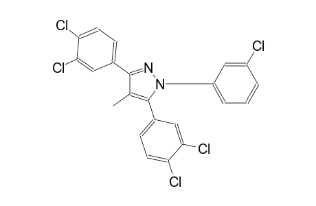 1-(3-chlorophenyl)-3,5-bis(3,4-dichlorophenyl)-4-methyl-1H-pyrazole