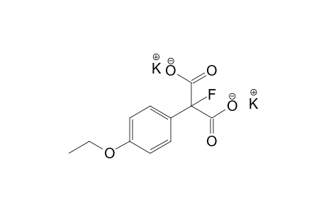 (p-ethoxyphenyl)fluoromalonic acid, dipotassium salt