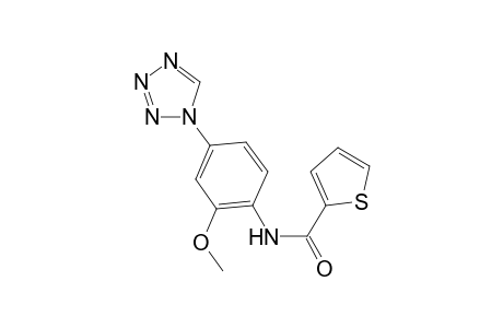 2-Thiophenecarboxamide, N-[2-methoxy-4-(1H-1,2,3,4-tetrazol-1-yl)phenyl]-