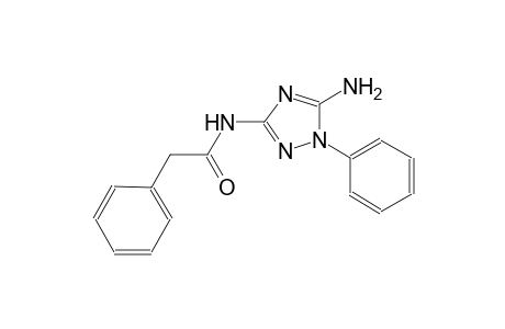 N-(5-amino-1-phenyl-1H-1,2,4-triazol-3-yl)-2-phenylacetamide