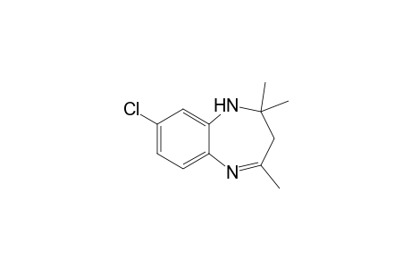 8-Chloro-2,3-dihydro-2,2,4-trimethyl-(1H)-1,5-benzodiazepine