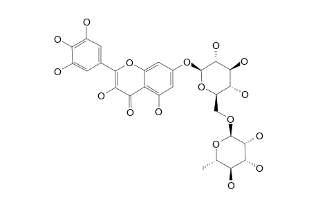 MYRICETIN-7-O-ALPHA-L-RHAMNOPYRANOSYL-(1->6)-BETA-D-GLUCOPYRANOSIDE
