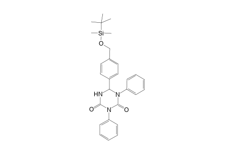 6-(4-tert-Butyldimethylsiloxymethylphenyl)-1,3-di(phenyl)-5,6-dihydro-1,3,5-triazine-2,4(1H,3H)-dione